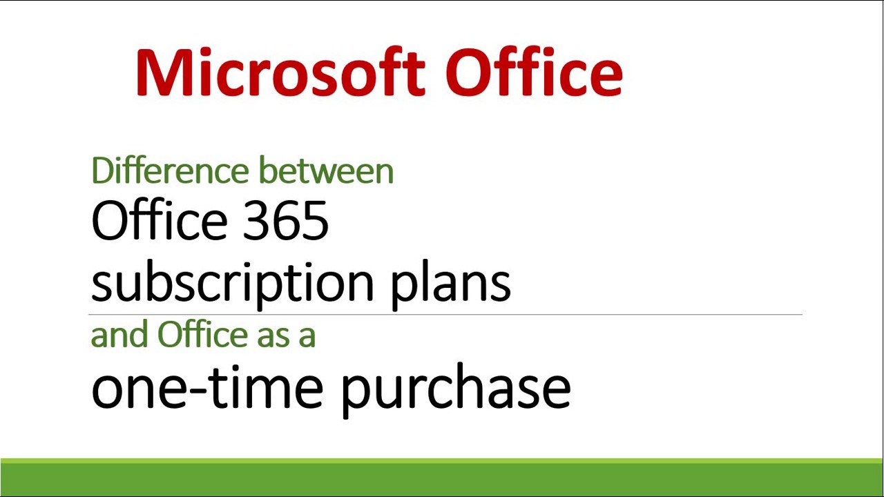 microsoft office for mac subscription vs purchase
